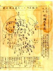 乾斉先生刪補天象図