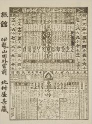 明治32年(1899)引札暦